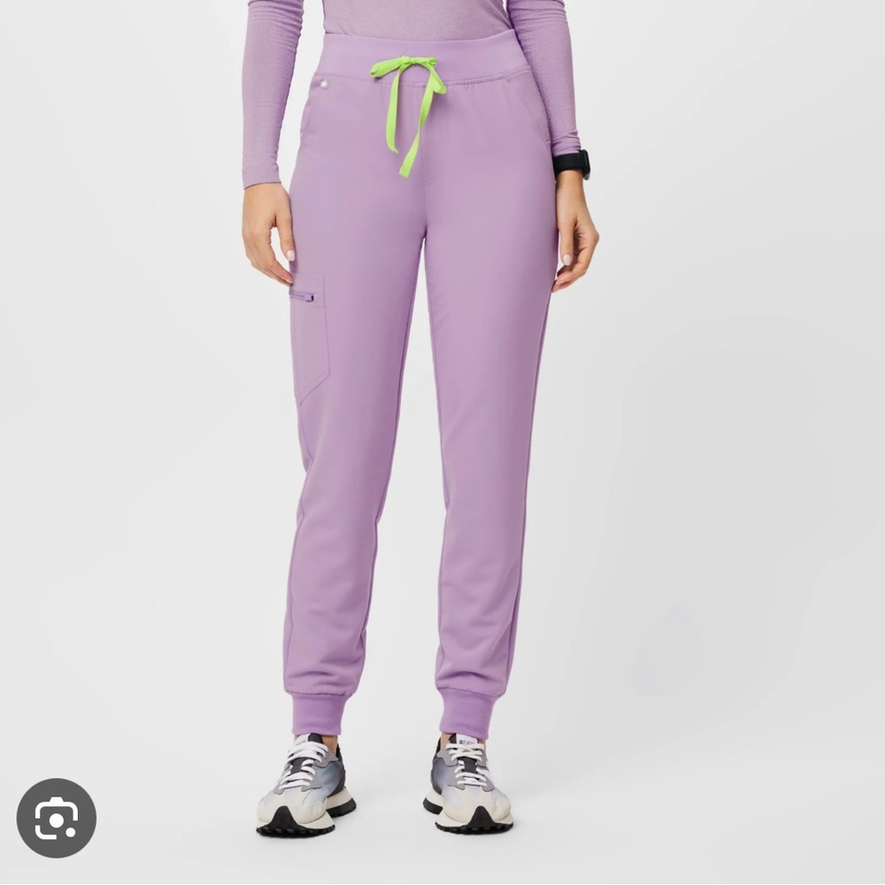 Figs Zamora Lavender dew scrubs. Actual color is lighter than stock photo